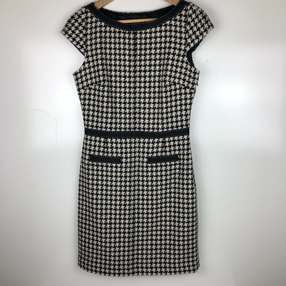 HOBBS houndstooth dress. NWOT. Size 6